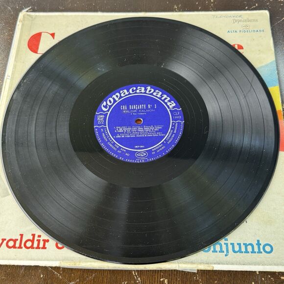 Waldir Calmon Cha Dancante No. 3 VG Record Lp Copacabana 1956 Brazil Latin Samba - Picture 5 of 6